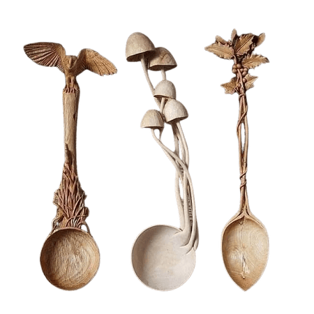 goblincore spoons png