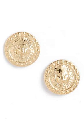 Argento Vivo Lioness Button Stud Earrings | Nordstrom