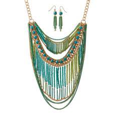 turquoise green necklace - Google Search