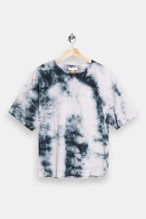 Gray Tie Dye T-Shirt | Topshop