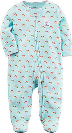 Amazon.com: Carter's Baby Girls' Cotton Sleep and Play: Clothing