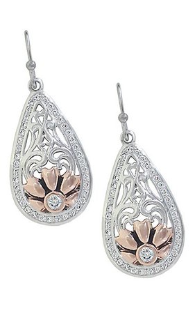 Montana Silversmiths Gates of the Mountains Wildflowers Earrings | Cavender's