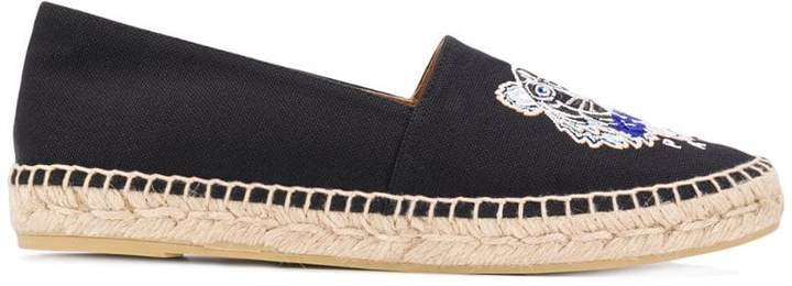 Tiger embroidery espadrilles