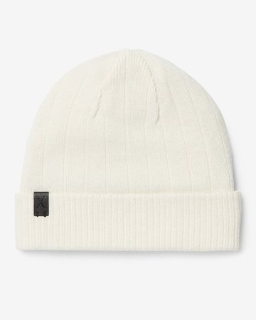 Ribbed Knit Beanie | Express