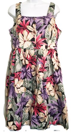Hilo Hattie Vintage Hawaiian Babydoll Dress