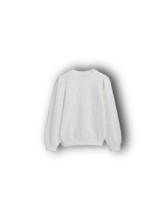 white sweater sweatshirt top shirts