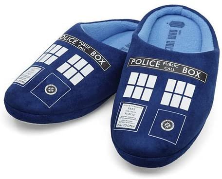 Doctor Who Chaussons TARDIS Hommes (Taille 10 - 12): Amazon.fr: High-tech
