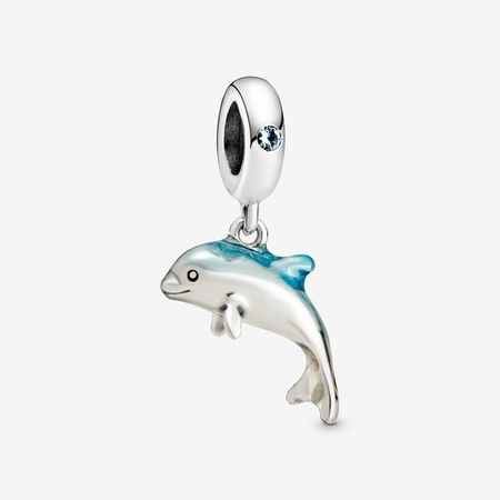 Shimmering Dolphin Dangle Charm | Pandora GB