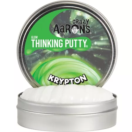 Crazy Aaron's Thinking Putty 4" Krypton Tin : Target