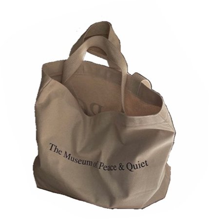 museum of peace and quiet tote bag