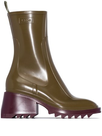 Chloé Zip-Up Rainboots | Farfetch.com