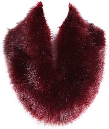 Soul Young Faux Fur Collar Women's Neck Warmer Scarf Wrap, Nature, One Size at Amazon Women’s Clothing store