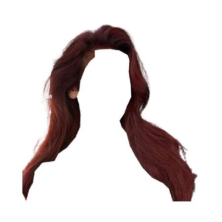dyed dark red hair blowout