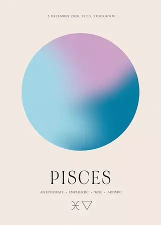 Aura Energy Pisces Personal Poster