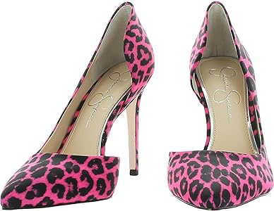 Jessica Simpson Pink Leopard Print Heels