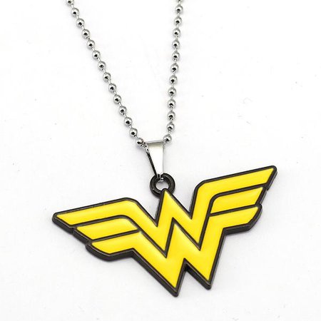 Superhero Wonder Woman Logo Necklace – Unique You Jewelry and Accessories