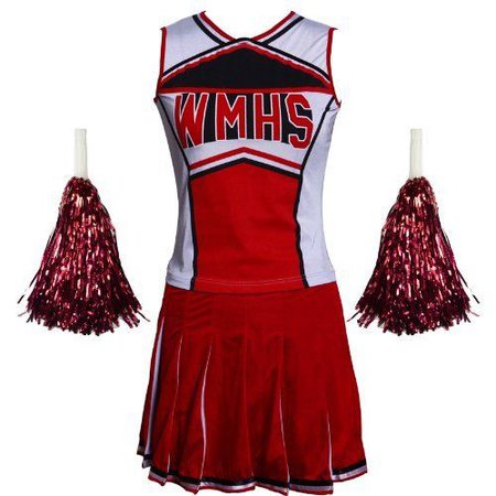 Glee Club Style Women's Cheerleader Costume Outfit 2 Piece XS | eBay