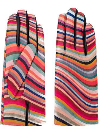 Paul Smith Striped Gloves