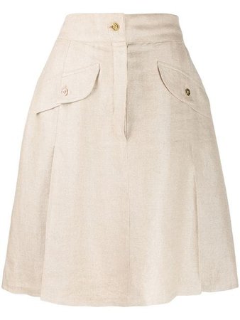 Chanel Vintage 1980's A-line Skirt - Farfetch