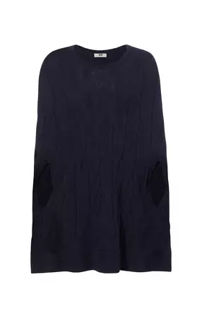 Buy OSCILLATING Poncho In Oversized Cable-Knit online - Etcetera