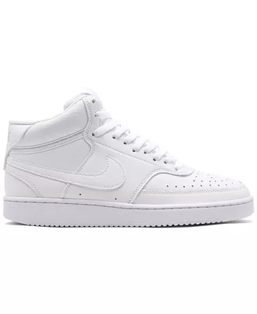 Nike Women's Court Vision Mid Casual Sneakers from Finish Line & Reviews - Finish Line Women's Shoes - Shoes - Macy's