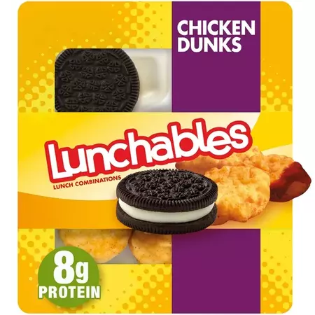 Lunchables Chicken Dunks Kids Lunch Snack, 4.2 oz Tray - Walmart.com