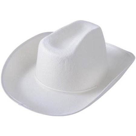 white cow boy hat