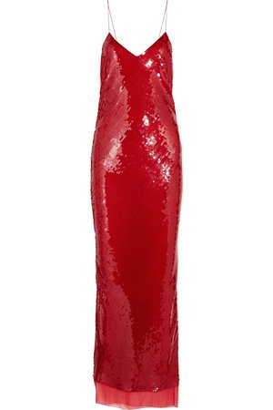 Stella McCartney | Bernice sequined silk-chiffon gown | NET-A-PORTER.COM