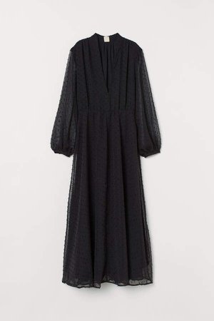 Chiffon Dress - Black