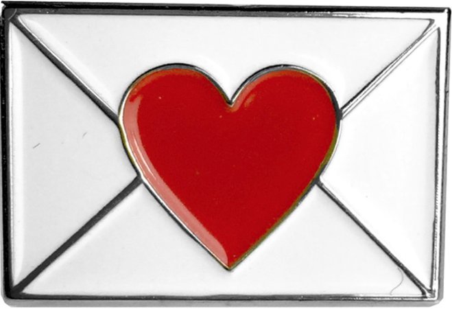 love letter pin