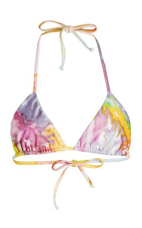 Rae Printed Bikini Top By Mara Hoffman | Moda Operandi