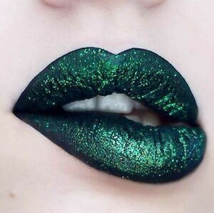 green lipstick limecrime emerald lipstick