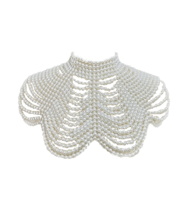Pearl Shoulder Shawl Necklace Body Chain (Dei5 Edit)