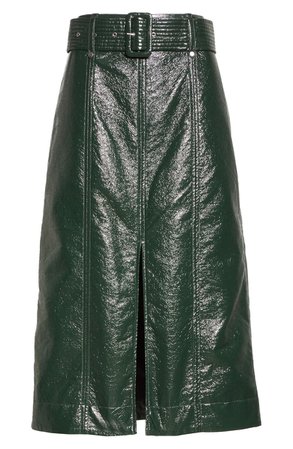 Tanya Taylor Faux Leather Skirt (Regular & Plus Size) | Nordstrom