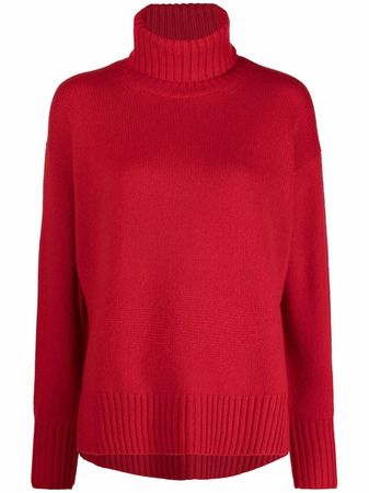 Shop Polo Ralph Lauren roll-neck knitted jumper with Express Delivery - FARFETCH
