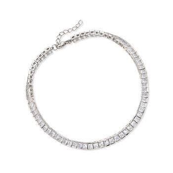 silver diamknd anklet - Google Search