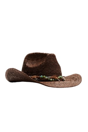 Cheyenne cowboy hat - brown