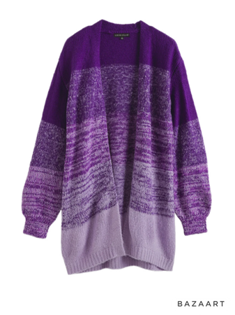 purple LOVE ELLIE Mariya Long Sleeve Cardigan