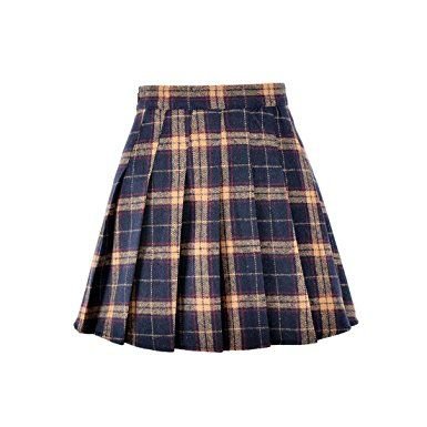 Hoerev Women Girls Versatile Plaid Pleated Skirt with Shorts for Cold Weather
