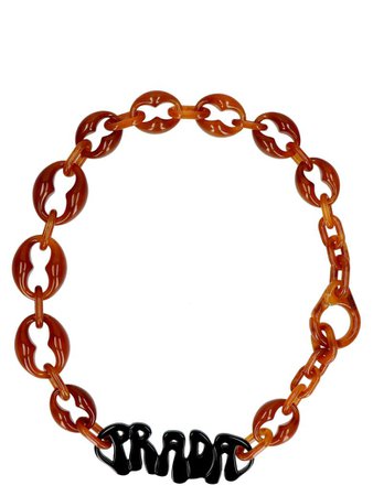 Prada Prada ''70 Logo' Necklace - Multicolor - 10787575 | italist