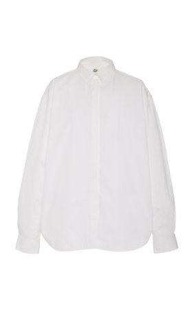 Lago Oversized Cotton Poplin Shirt By Toteme | Moda Operandi