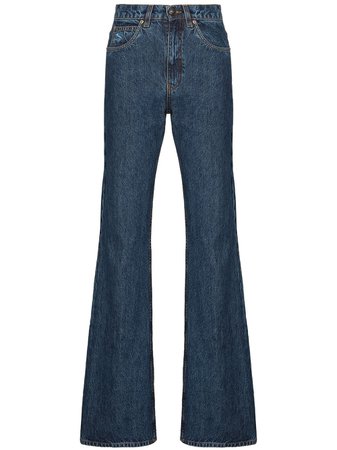 Etro, High rise flared jeans