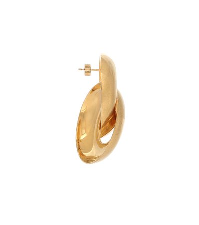 BALENCIAGA Twin gold-toned earrings