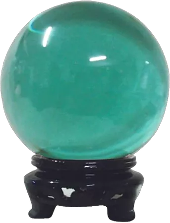 green orb crystal ball sticker