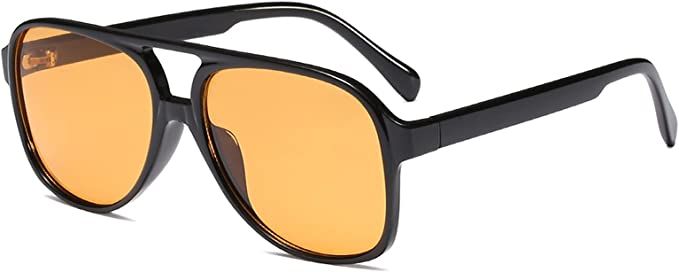 Amazon.com: YDAOWKN Classic Vintage Aviator Sunglasses for Women Men Large Frame Retro 70s Sunglasses : Clothing, Shoes & Jewelry
