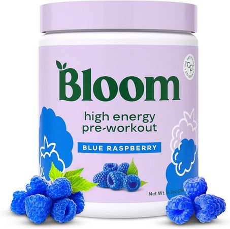 Amazon.com: Bloom Nutrition Pre Workout Powder, Amino Energy with Beta Alanine, Ginseng & L Tyrosine, Natural Caffeine Powder from Green Tea Extract, Sugar Free & Keto Drink Mix (High Energy Fruit Punch) : Health & Household