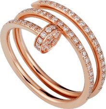 CRB4210900 - Bague Juste un Clou - Or rose, diamants - Cartier