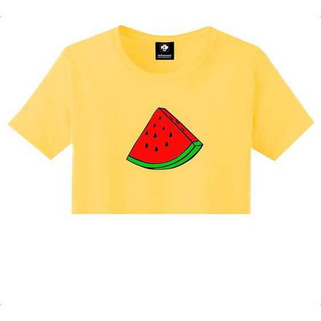 Watermelon T Shirt Crop Top Graphic Summer Tee