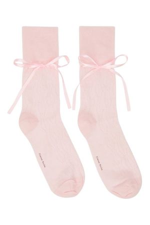 Simone Rocha pink socks acc
