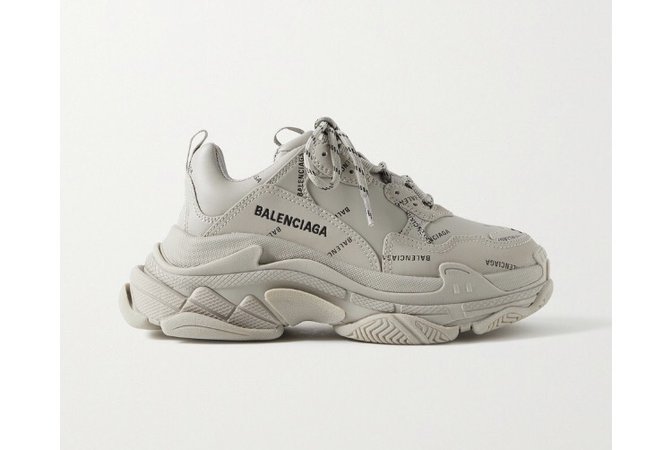 beige Balenciaga triple S sneakers